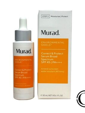 Murad Correct & Protect Serum SPF45 1oz/30mL•EXP 8/25 ENVIRONMENTAL SHIELD NEW
